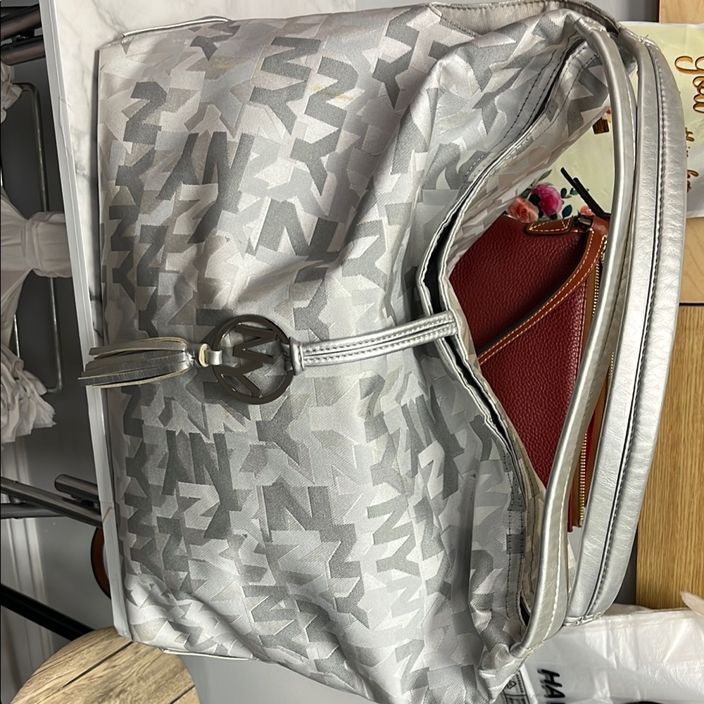 New York and Company Monogram Tote